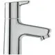 Chromfarbenes Standventil von Ideal Standard mit schmalem Design und seitlichem Hebel zur Steuerung des Wasserflusses.